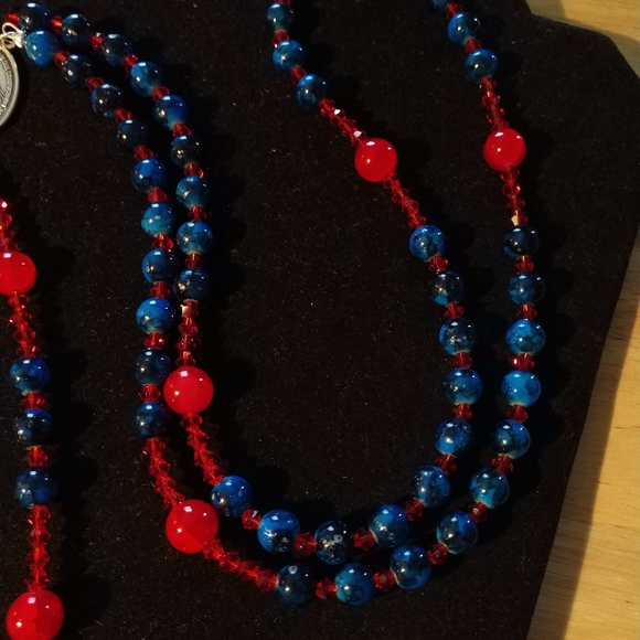 😀 ROSARY Handmade MIRACULOUS CRUCIFIX   36" - Picture 3 of 6